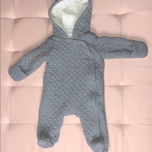 Carter’s 3 months quilted jacket onesie.